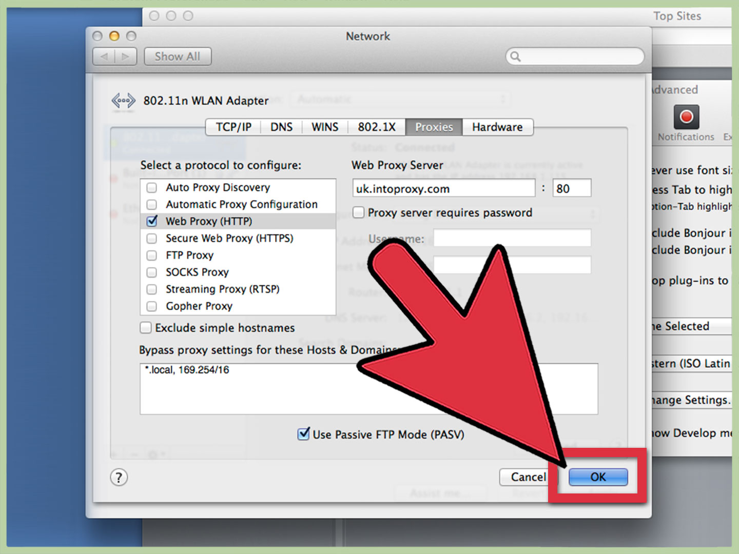 Proxy for mac os 10.12